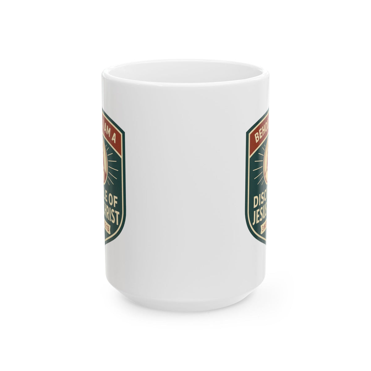 "Disciple of Christ" White Ceramic Mug