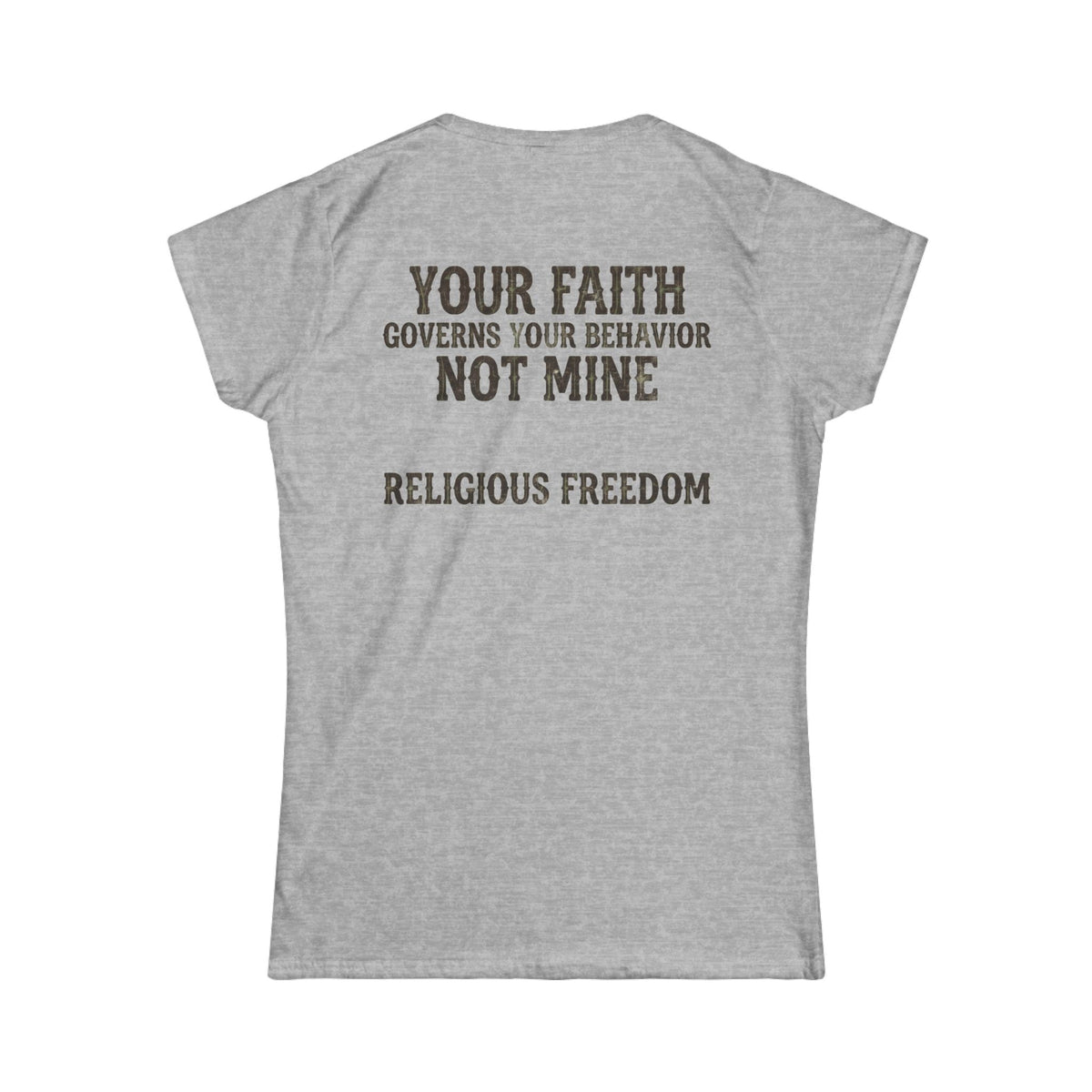 Color: Sport Grey | Religious Freedom Women's Tee