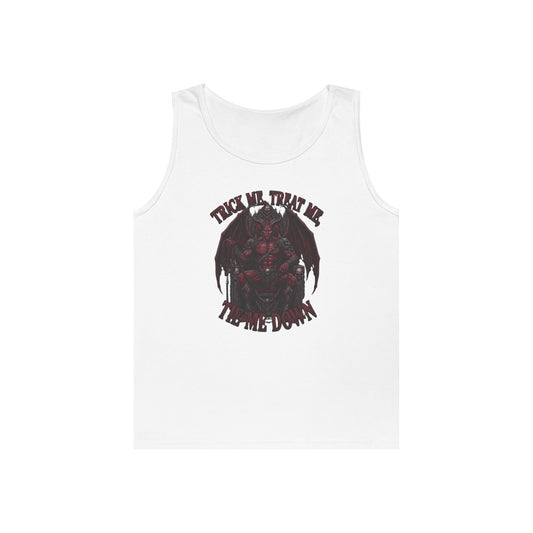 Color: White | Trick Me Treat Me Tie Me Down Tank Top