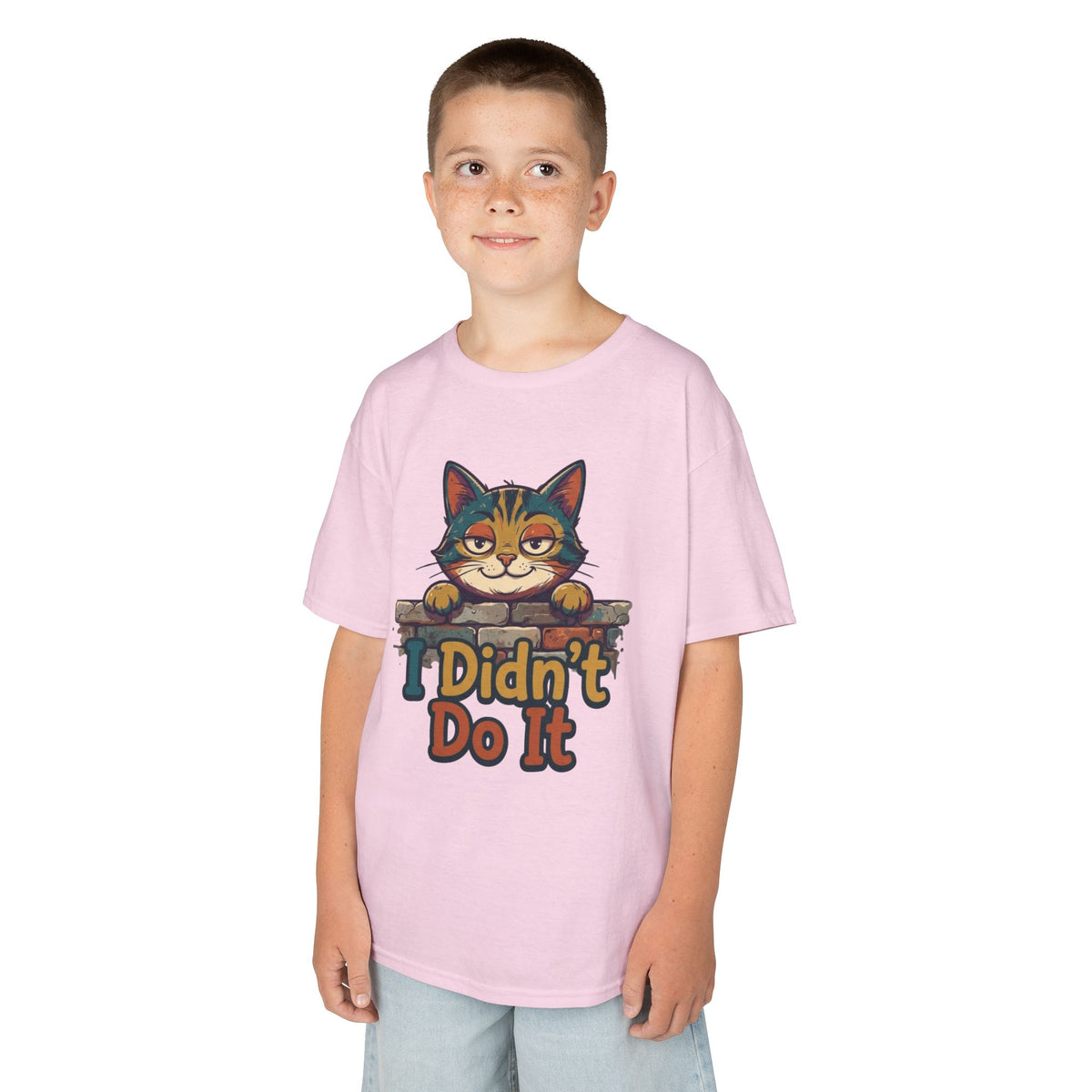 Color: Light Pink | I Didn't Do It Kids Tee