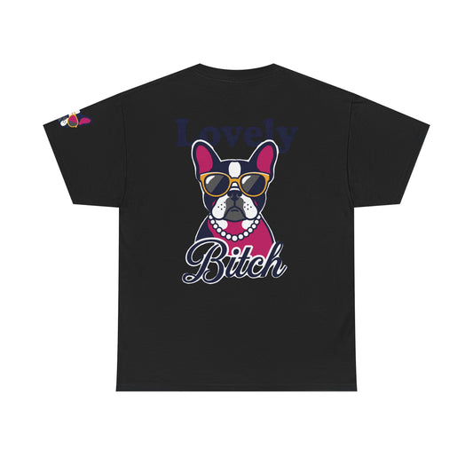 Color: Black | Lovely Bitch Premium Graphic Tee