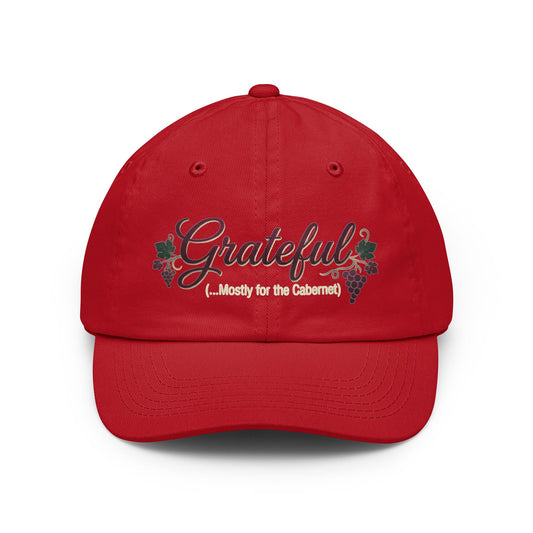 Color: Red | Grateful for the Carbernet Dad Hat