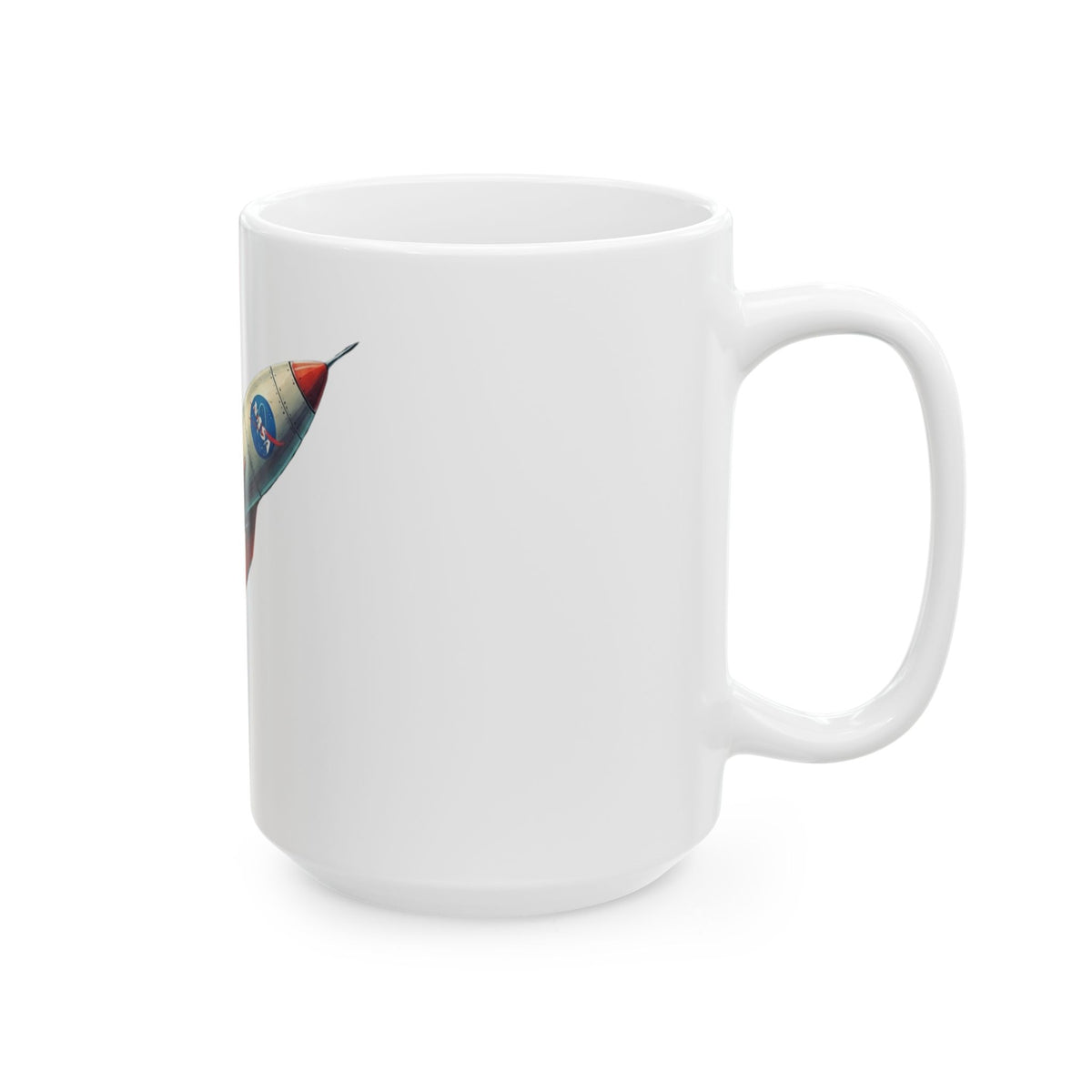 "Mars 2 Day Shipping" White Ceramic Mug — Graphic