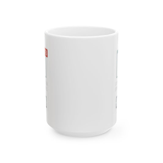 "I Found The Mute" White Ceramic Mug