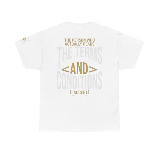 Color: White | Terms and Conditions Premium Graphic Tee