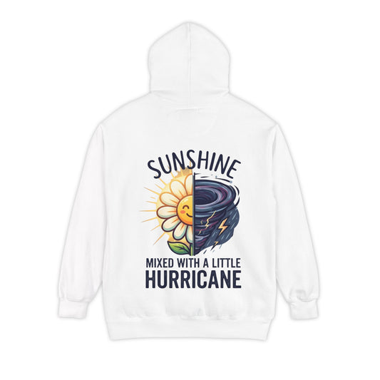 Color: White | Sunshine Mixed With A Little Hurricane Garment-Dyed Hoodie