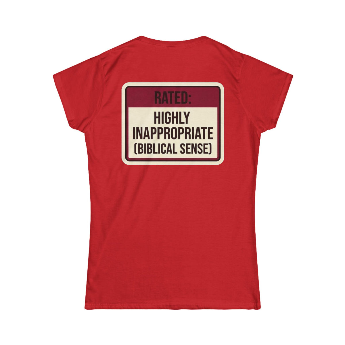 "Good Book Series Highly Inappropriate" Women's Tee