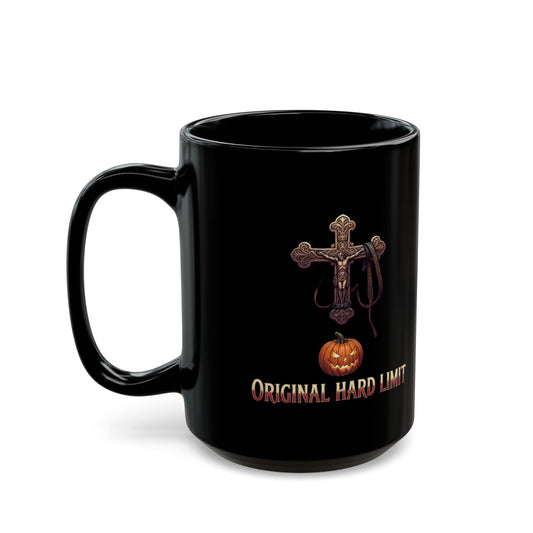 "Original Hard Limit" Black Ceramic Mug — Graphic