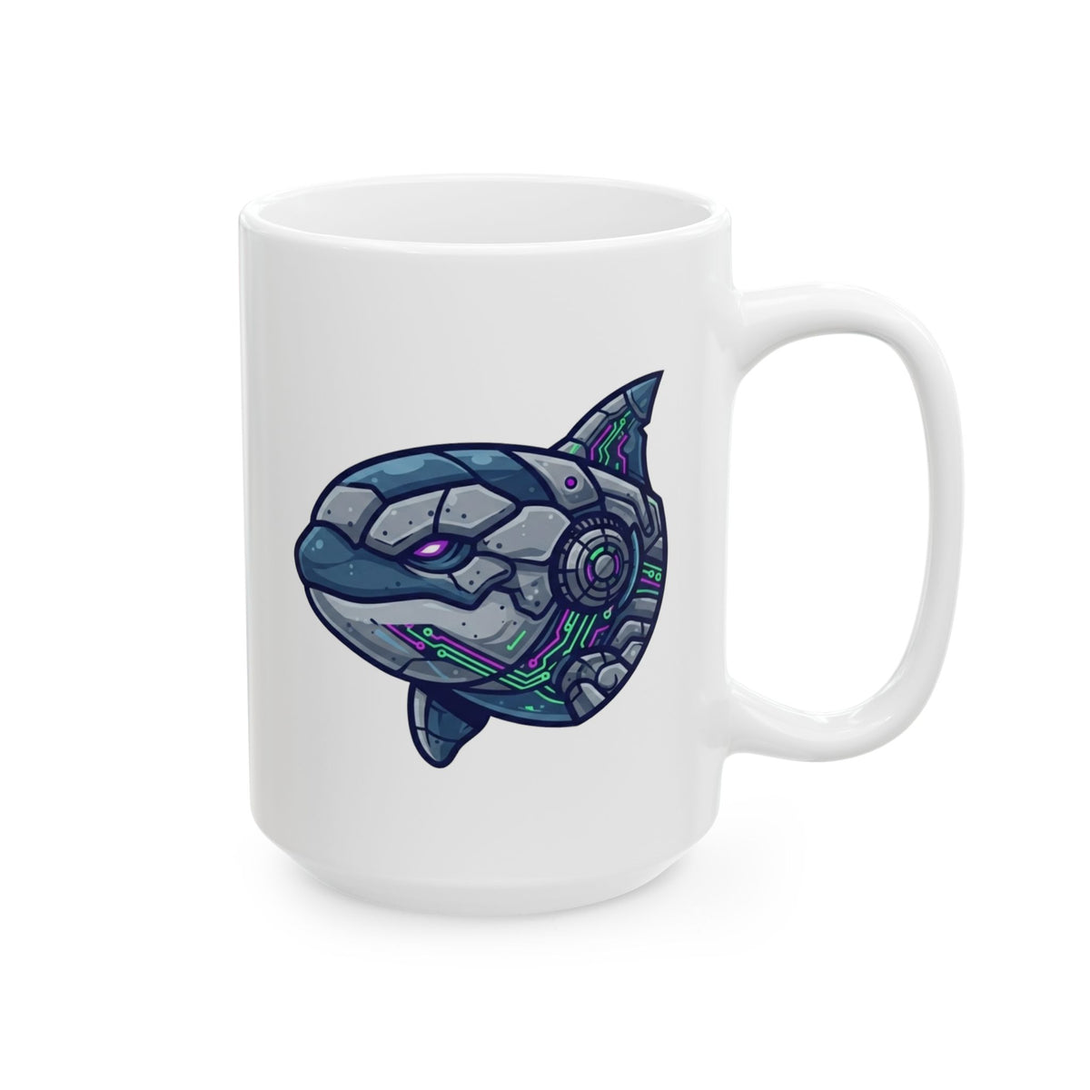 "Killer Whale" White Ceramic Mug — Graphic