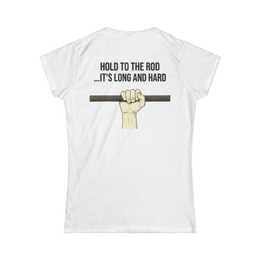 Color: White | Hold to the Rod Women's Tee