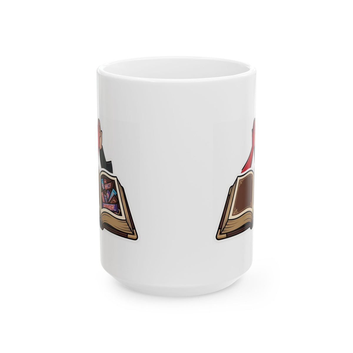 "Working For The Sweet Stuff" White Ceramic Mug — Graphic