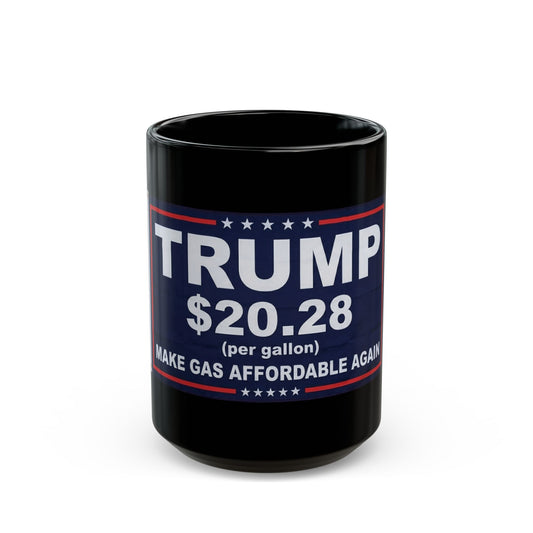 "Trump $20.28" Black Ceramic Mug