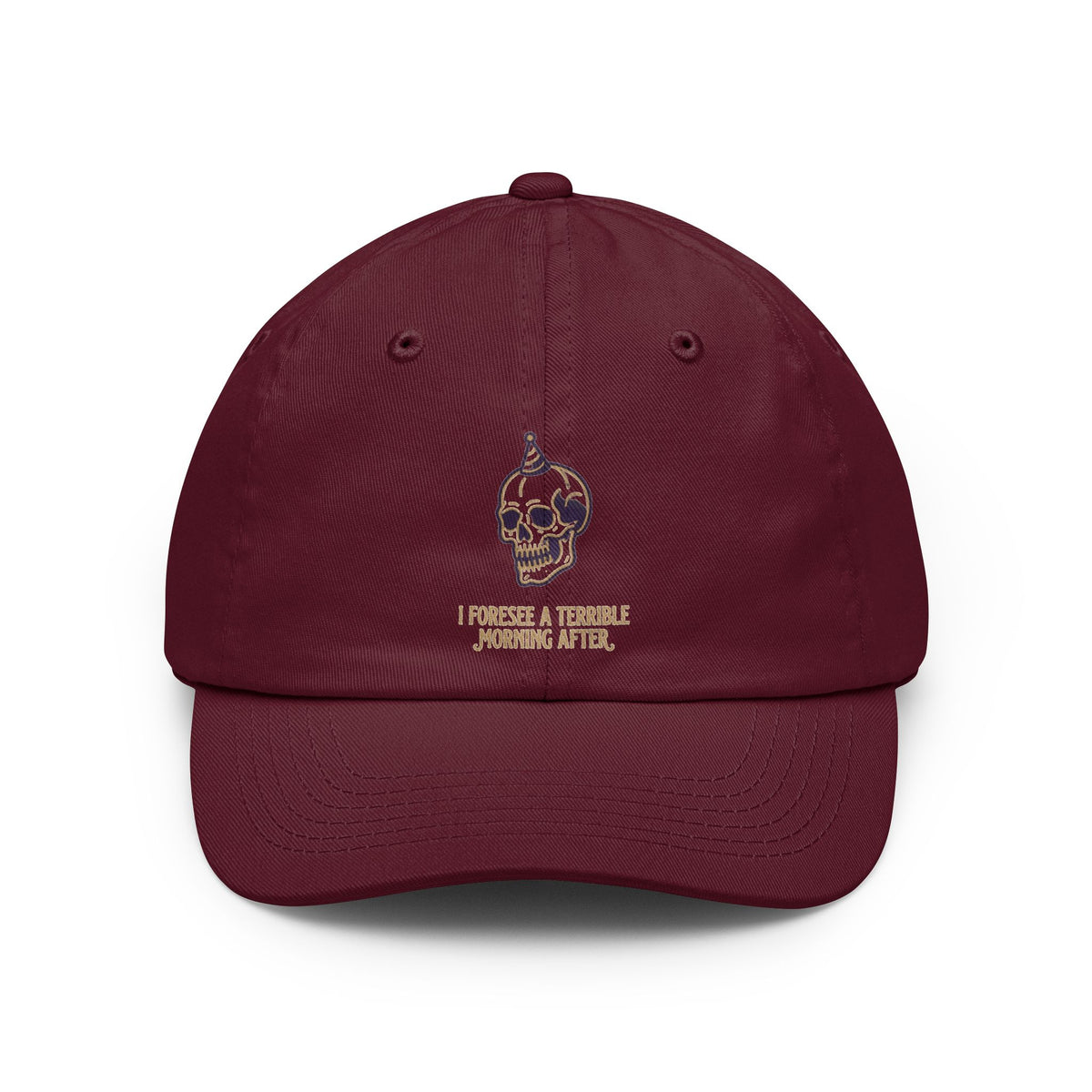 Color: Maroon | I Foresee A Terrible Morning After Dad Hat