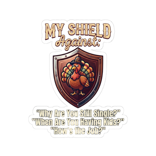 "My Thanksgiving Shield" Sticker — Main