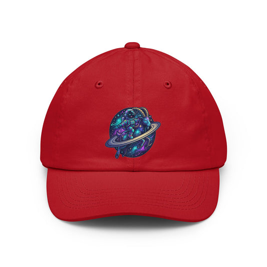 Color: Red | Space Explorer Capricorn Dad Hat