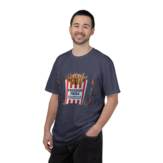 Color: Denim | Freedom Fries Unisex Garment-Dyed Tee