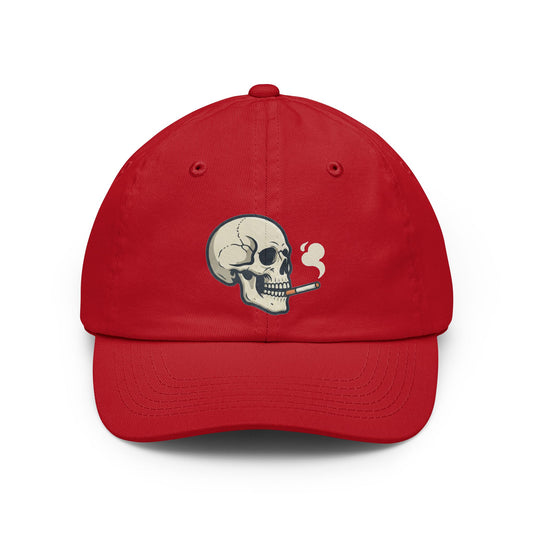 Color: Red | Dead Inside Shit Outside Dad Hat