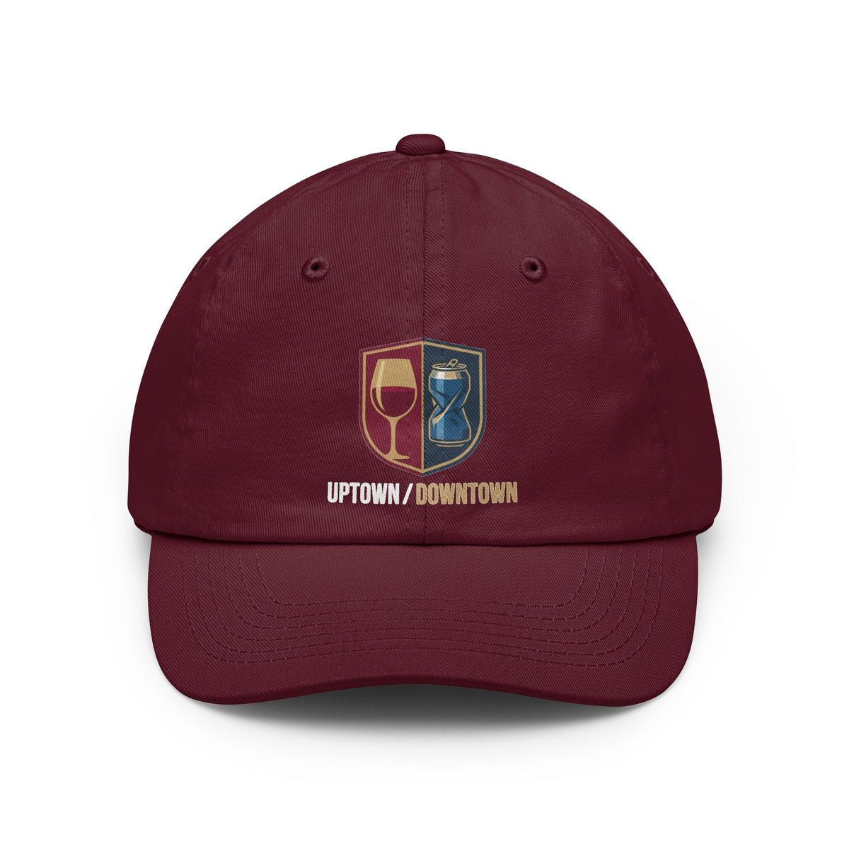 Color: Maroon | Uptown-Downtown Dad Hat