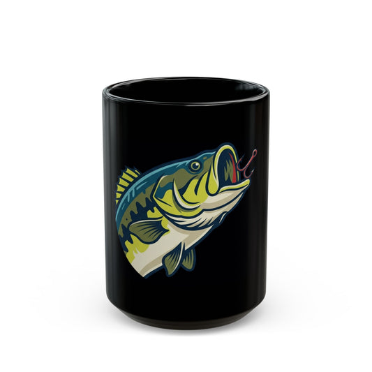 "Jerk Until She Swallows" Black Ceramic Mug — Graphic