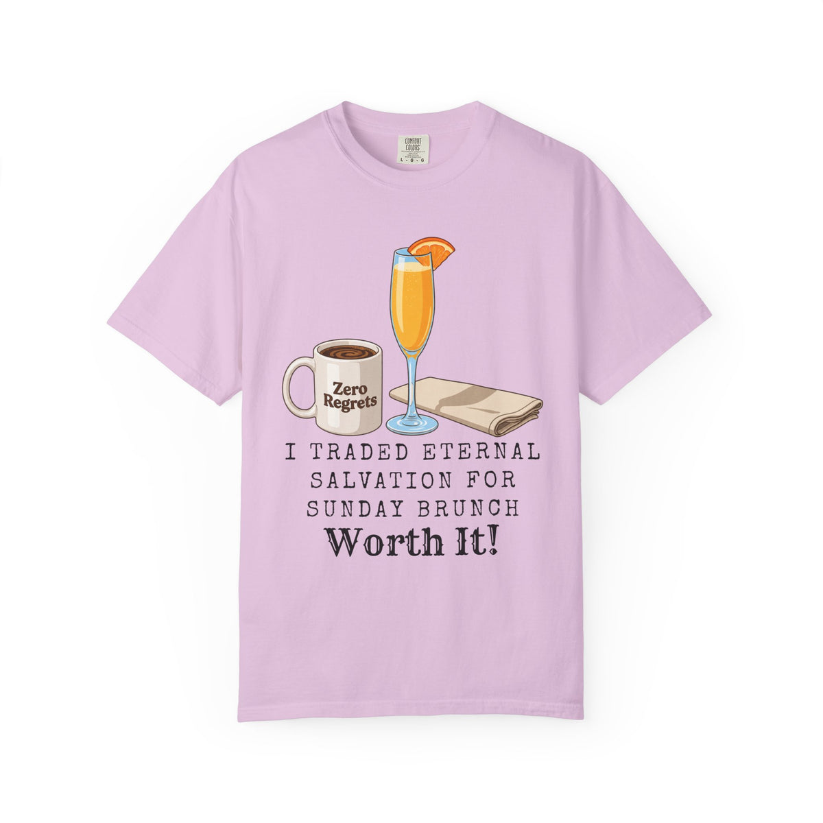 Color: Orchid | Brunch So Hard | Garment-Dyed Tee — AttitudeShirts