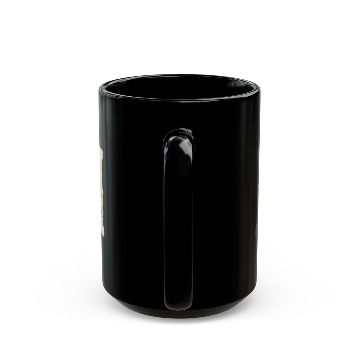 "Choose to Laugh" Black Ceramic Mug — Graphic