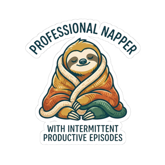 "Professional Napper" Sticker — Main