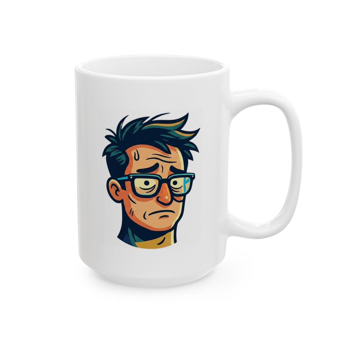 "Responsible Adult Costume" White Ceramic Mug — Graphic