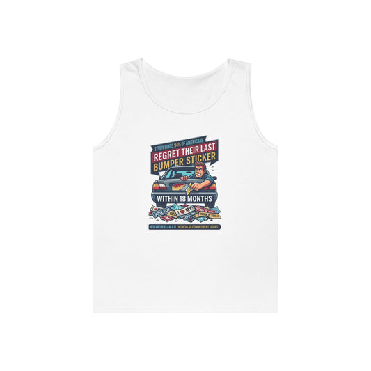 "Bumper Sticker Regret" Tank Top
