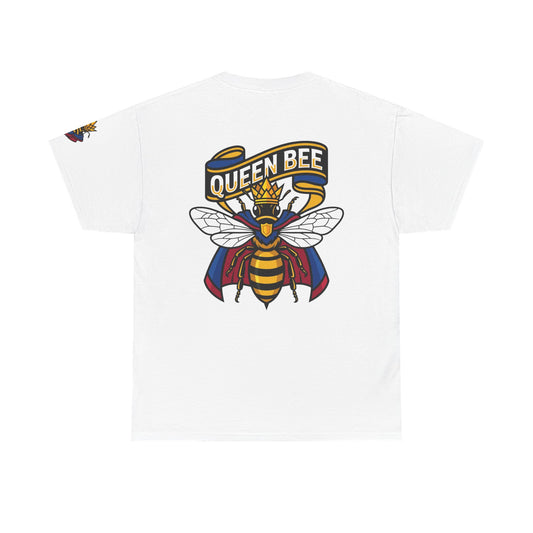 Color: White | Queen Bee Premium Graphic Tee
