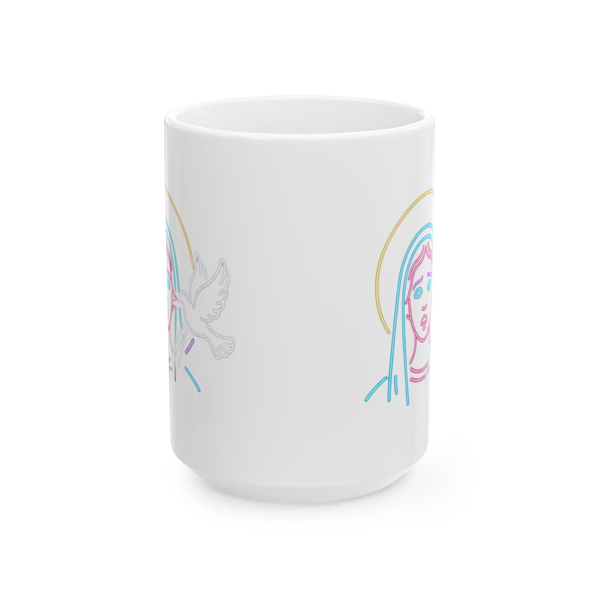 "Good Book Series MILF" White Ceramic Mug — Graphic