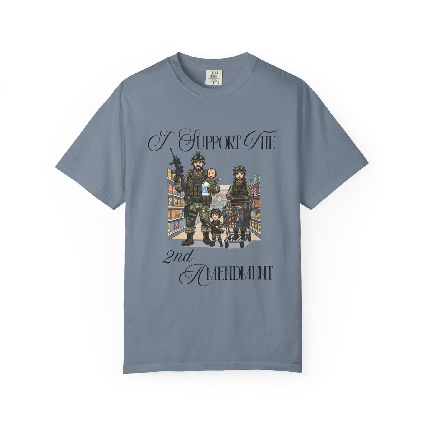 "2nd Amendment" Unisex Garment-Dyed T-shirt