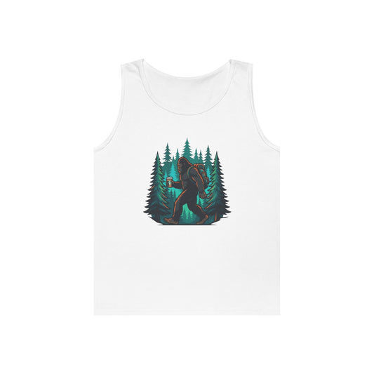 Color: White | Bigfoot-Sasquatch (North America) Tank Top