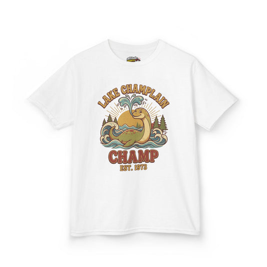 Color: White | Champ (Lake Champlain) Kids Tee