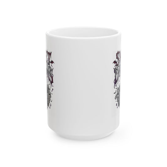 "Sweet Dreams" White Ceramic Mug