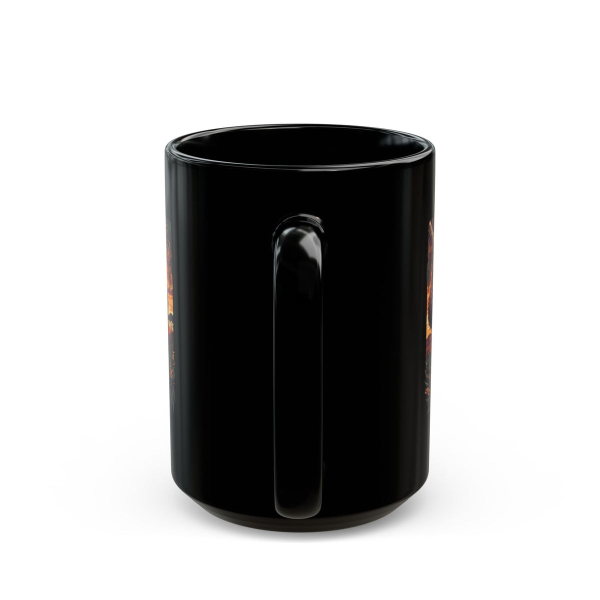 "Yowie (Australian Folklore)" Black Ceramic Mug