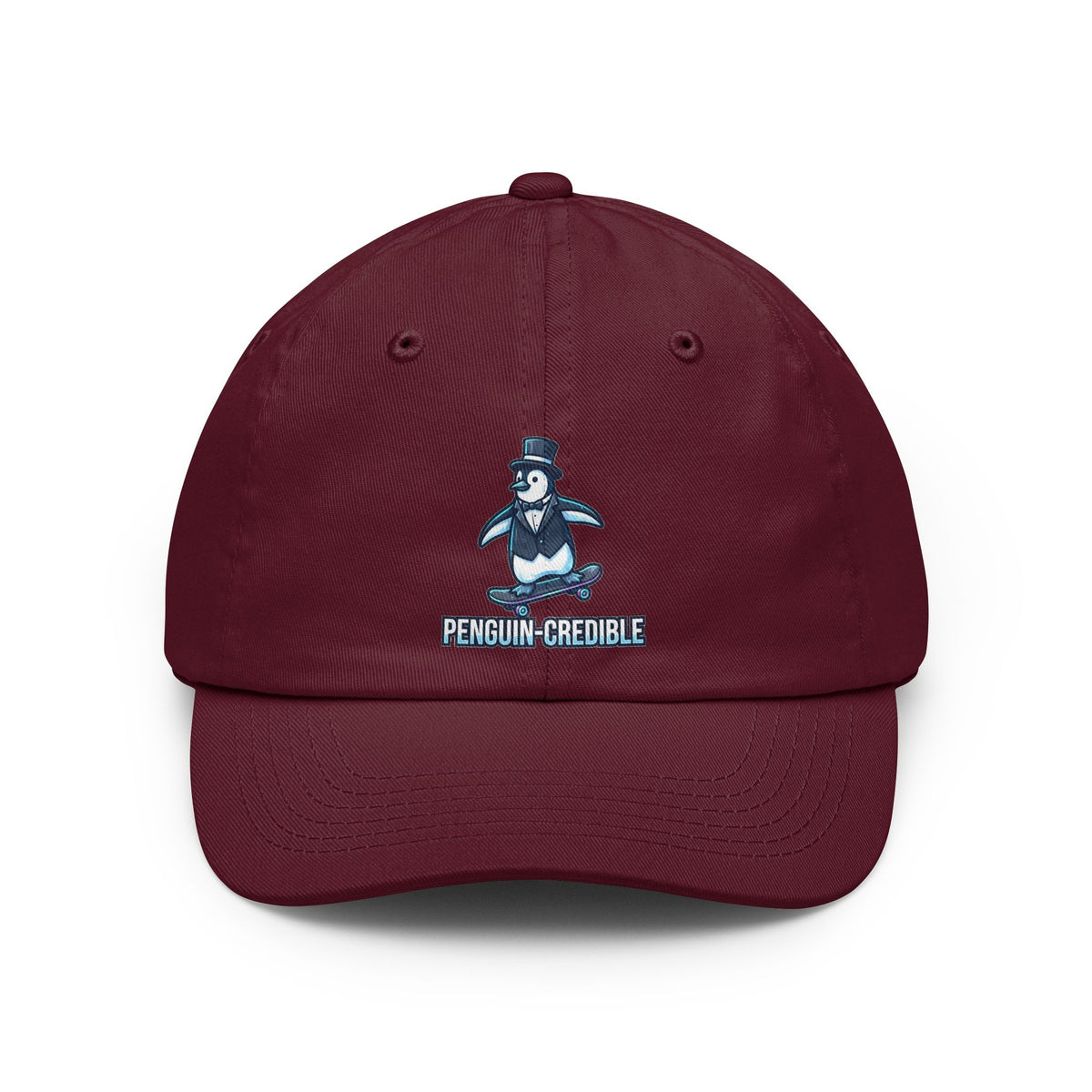 Color: Maroon | Penguin Credible Dad Hat