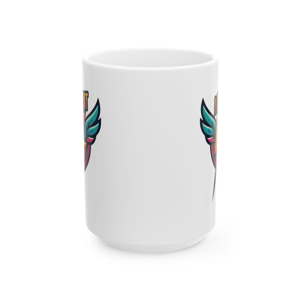 "I Beat Cancer - What is Your Superpower" White Ceramic Mug — Graphic