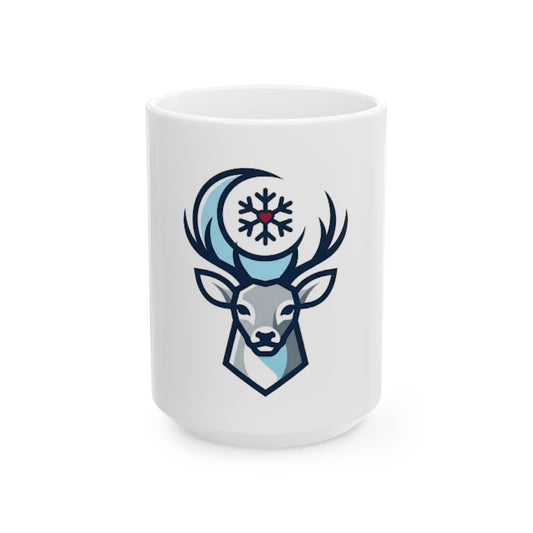 "February Legend" White Ceramic Mug — Graphic