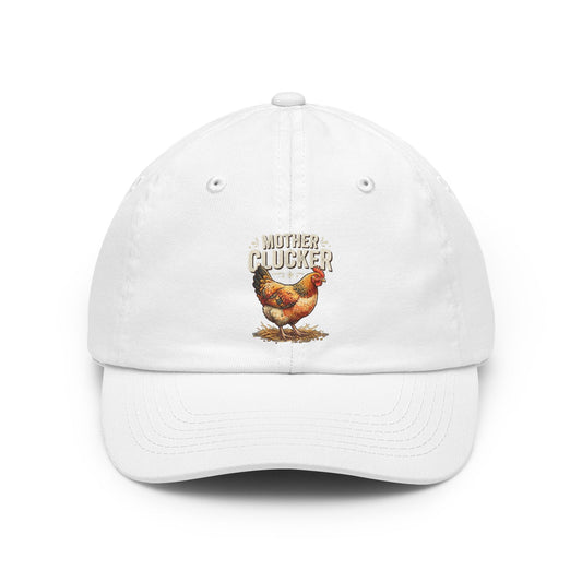 Color: White | Mother Clucker Dad Hat