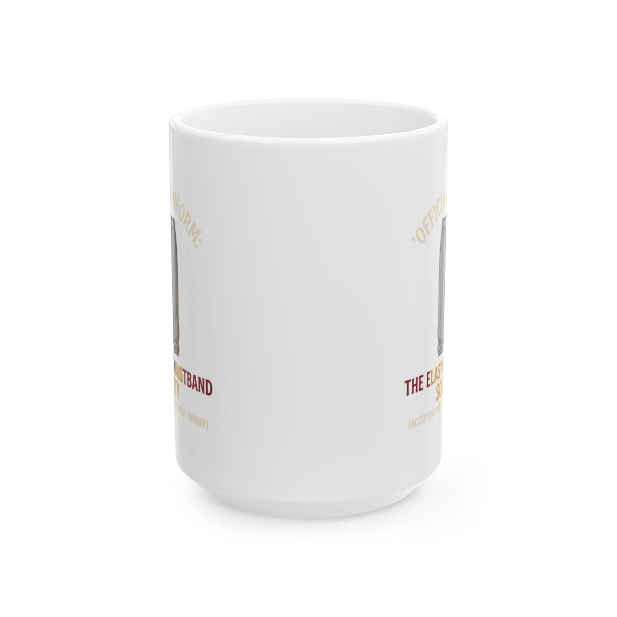 "Offical Thanksgiving Uniform" White Ceramic Mug
