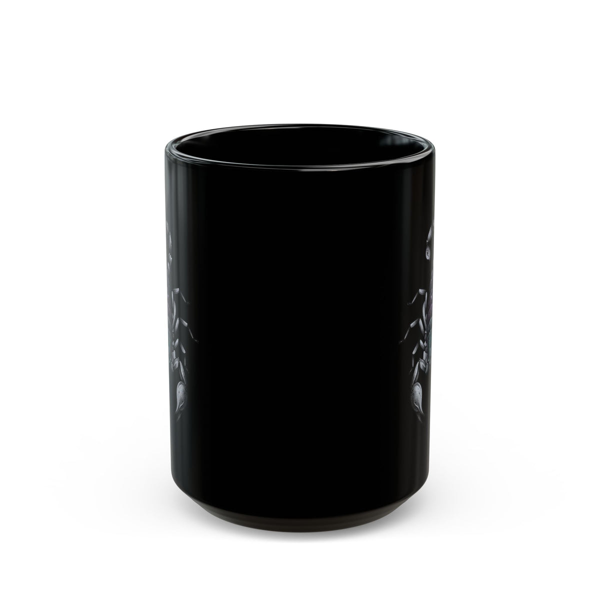 "Scorpio The Mystical Scorpion" Black Ceramic Mug