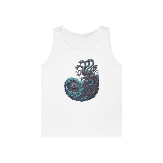 Color: White | Charybdis and Scylla (Greek Mythology) Tank Top