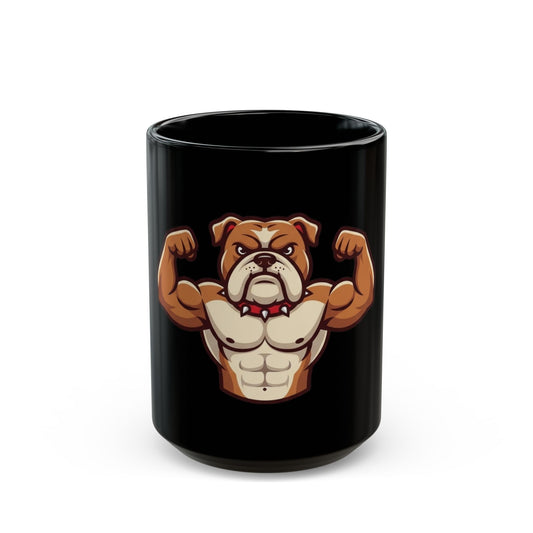 "Bull Credible" Black Ceramic Mug — Graphic