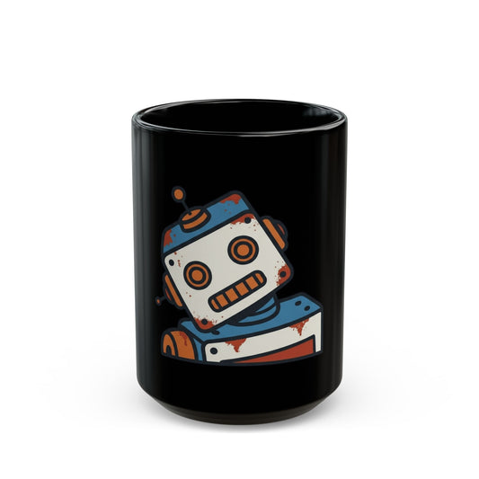 "Sex Machine" Black Ceramic Mug — Graphic