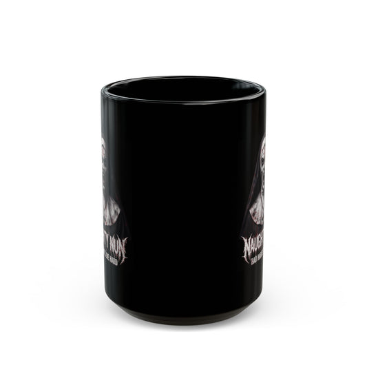 "Naughty Nun" Black Ceramic Mug