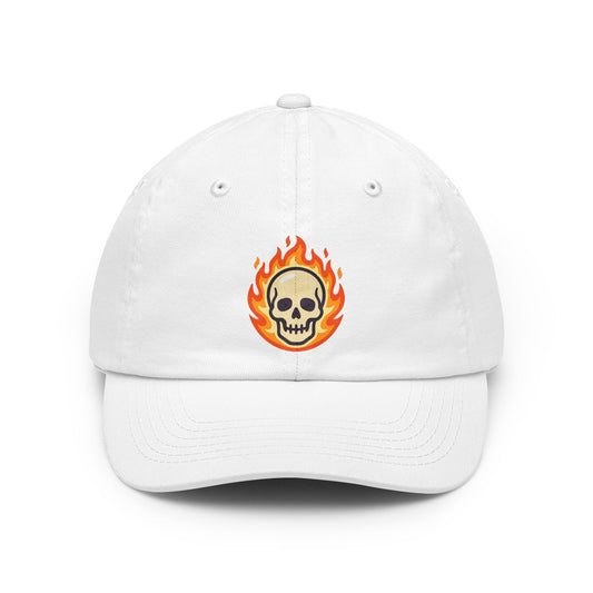 Color: White | Hellfire Dad Hat — Graphic