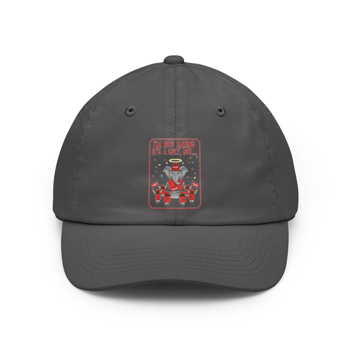 Color: Charcoal | Red Hat Intervention Shirt | Dad Hat — AttitudeShirts