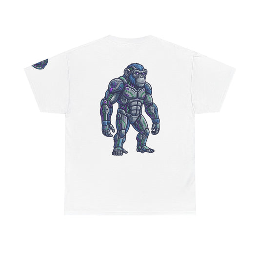 Color: White | Cyber Chimp Premium Graphic Tee
