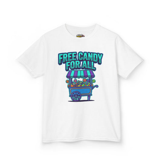 Color: White | Free Candy For All Kids Tee