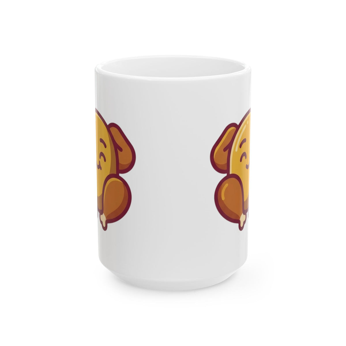 "This Turikey Or Your Opinion" White Ceramic Mug — Graphic